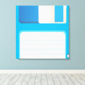 Disketten Leinwanddruck (Insitu (Holzboden))