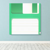 Disketten Leinwanddruck (Insitu (Holzboden))