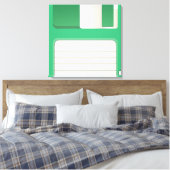 Disketten Leinwanddruck (Insitu (Schlafzimmer))