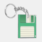 Disketten Schlüsselanhänger (Vorderseite links)