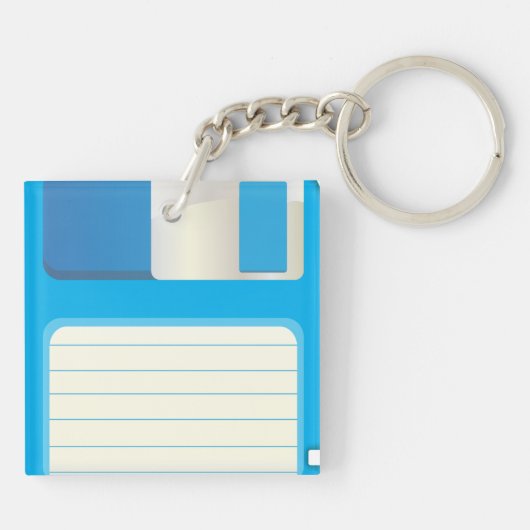 Disketten Schlüsselanhänger (Rückseite)