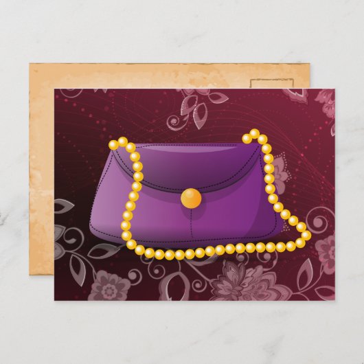 Diskettenbeutel Postkarte (Vorne/Hinten)