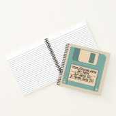 Diskettenlaufwerk für benutzerdefinierte Nachricht Notizblock (Innenseite)