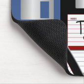 Diskettenlaufwerk-Pile-Computer Retro-Personalisie Mousepad (Ecke)