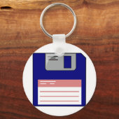 Diskettenlaufwerk-Schlüsselanhänger Schlüsselanhänger (Vorderseite)