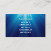 Diskjockey | DJ mischen flippige Schläge Visitenkarte (Rückseite)