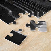 Diskjockey schwarzer Panther Vereindisco Puzzle (Seite)