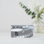 Diskjockey Visitenkarte (Stehend Vorderseite)