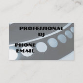 Diskjockey Visitenkarte (Rückseite)