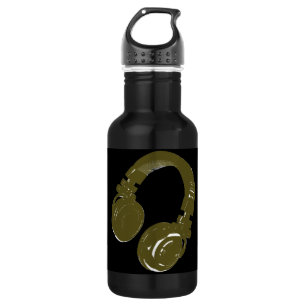 Diskjockeykopfhörer Trinkflasche