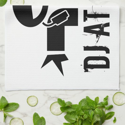 Diskjockeytuch | DJ übersetzen mit Küchentuch (Gefaltet)