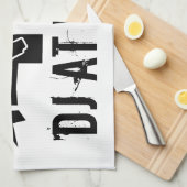 Diskjockeytuch | DJ übersetzen mit Küchentuch (Viertel Falte)