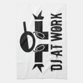 Diskjockeytuch | DJ übersetzen mit Küchentuch (Vertikal)