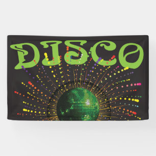 Disko Ball Dance Party Retro 70er Event Banner