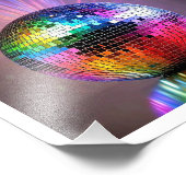 Diskoball Fotodruck (Ecke)