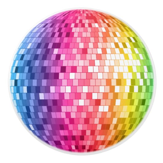 Diskoball Keramikknauf (Vorderseite)