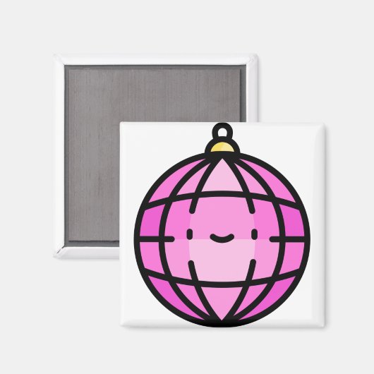 Diskoball Magnet (Vorderseite/Rückseite)