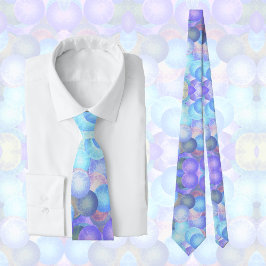 Diskobälle in pastellfarbenen Regenbogenfarben - 3 Krawatte