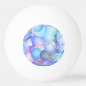 Diskobälle in pastellfarbenen Regenbogenfarben - 3 Tischtennisball (Rückseite)