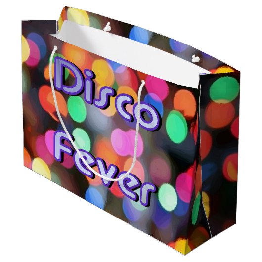 Diskofieber 1 große geschenktüte (Rückseite Schrägansicht)