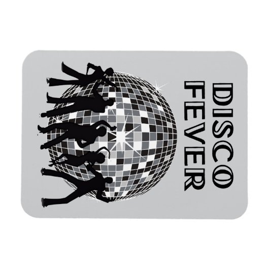 Diskofieber Magnet (Horizontal)