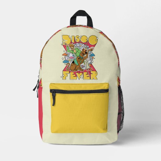 Diskofieber mit Scooby und Shaggy Bedruckter Rucksack (Vorderseite)