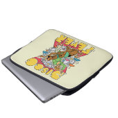 Diskofieber mit Scooby und Shaggy Laptopschutzhülle (Vorne Knopf)