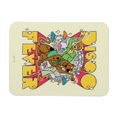 Diskofieber mit Scooby und Shaggy Magnet (Horizontal)