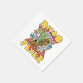 Diskofieber mit Scooby und Shaggy Serviette (Ecke)