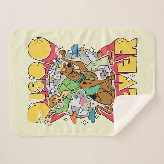 Diskofieber mit Scooby und Shaggy Sherpadecke (Vorderseite (Horizontal))