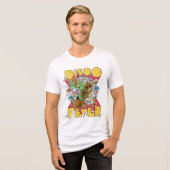 Diskofieber mit Scooby und Shaggy Tri-Blend Shirt (Vorderseite voll)