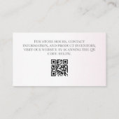 Diskontkarte Visitenkarte (Rückseite)