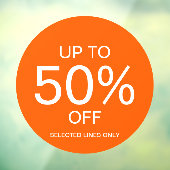 Diskontshop Fensteraufkleber (Blatt 3)