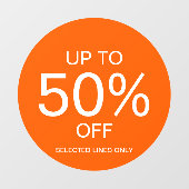 Diskontshop Fensteraufkleber (Blatt)