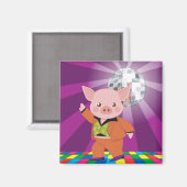 Diskothek auf der Tanzfläche Magnet (Vorderseite/Rückseite)