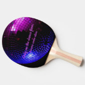 Diskothek Ball Dreams Tischtennis Schläger (Seitenansicht)