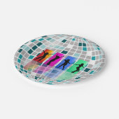 Diskothek Ball Geburtstagsparty Paper Teller Cake (Schrägansicht)