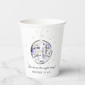 Diskothek Ball Geburtstagsparty Pappbecher (Vorderseite)