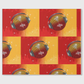 Diskothek Ball Geschenkpapier (Flach)
