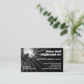 Diskothek Ball Night Club DJ Disc Jockey Dance Par Visitenkarte (Stehend Vorderseite)