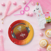 Diskothek Ball Pappteller (Party)