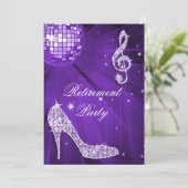 Diskothek Ball und Sparkone Heelse Lilac Pension Einladung (Stehend Vorderseite)