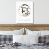Diskothek Ball Wall Art Personalisierte Leinwand (Insitu (Schlafzimmer))