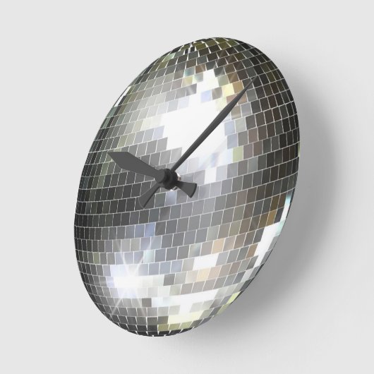 Diskothek Ball Wall Clock Runde Wanduhr (Winkel)