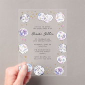 Diskothek Ball Watercolor Geburtstagsparty Acryleinladungen (Insitu (Handheld))