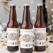 Diskothek Bierflaschenetikett