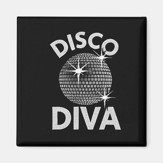 Diskothek Diva Queen1 Magnet (Vorne)