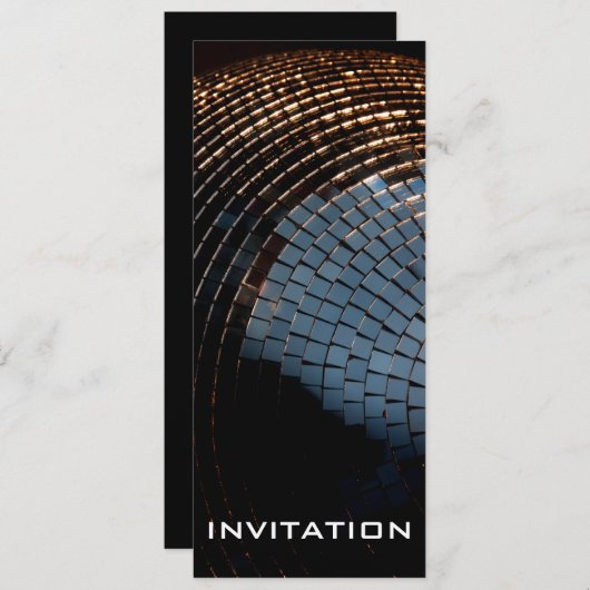 Diskothek Einladung (Vorne/Hinten)