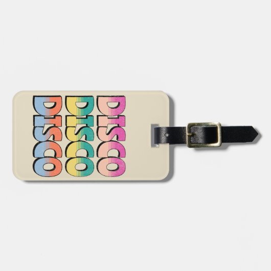 Diskothek Gepäckanhänger (Vorderseite horizontal)