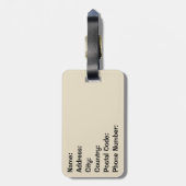 Diskothek Gepäckanhänger (Rückseite vertikal)